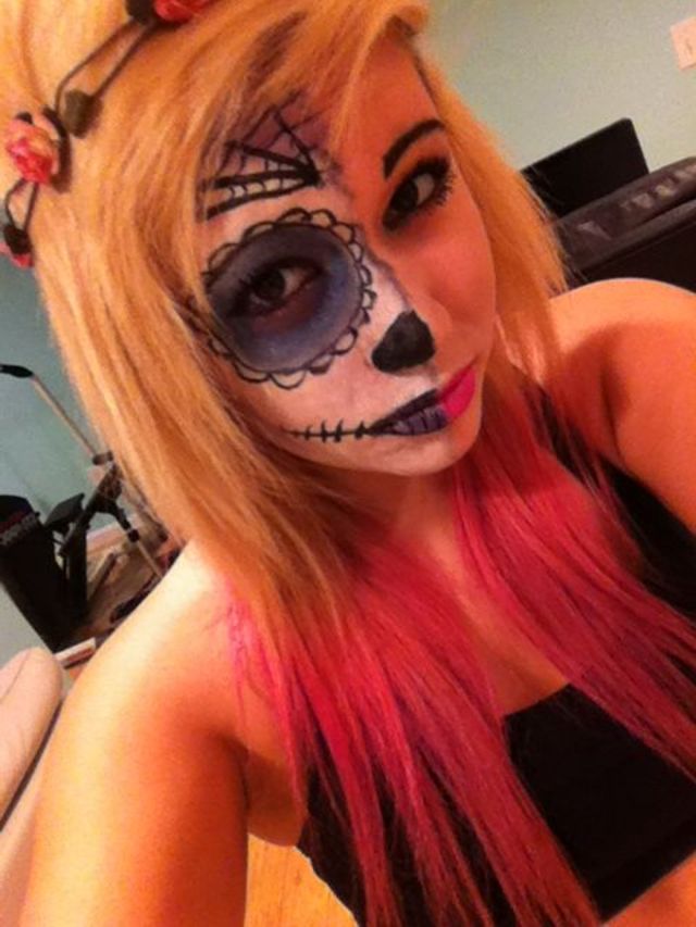 skull makeup