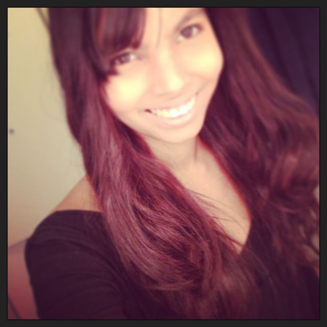 slightly red