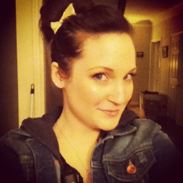 sock bun and bow