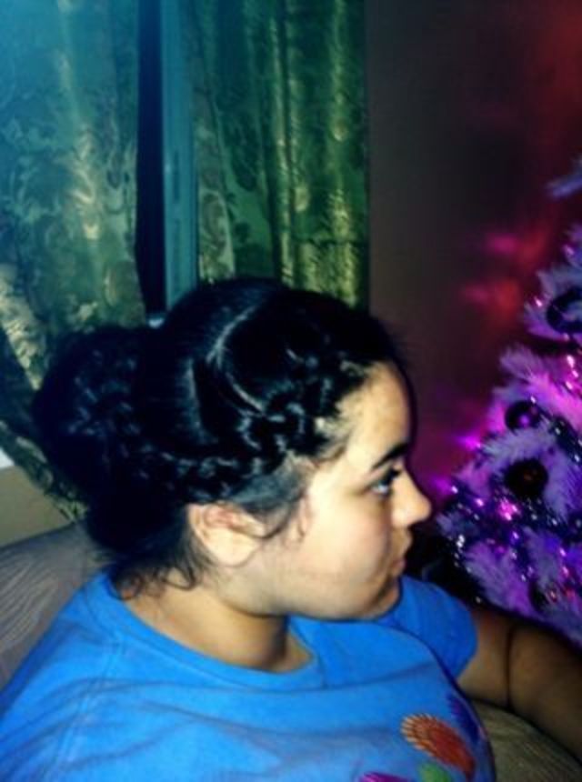 sock bun with braid