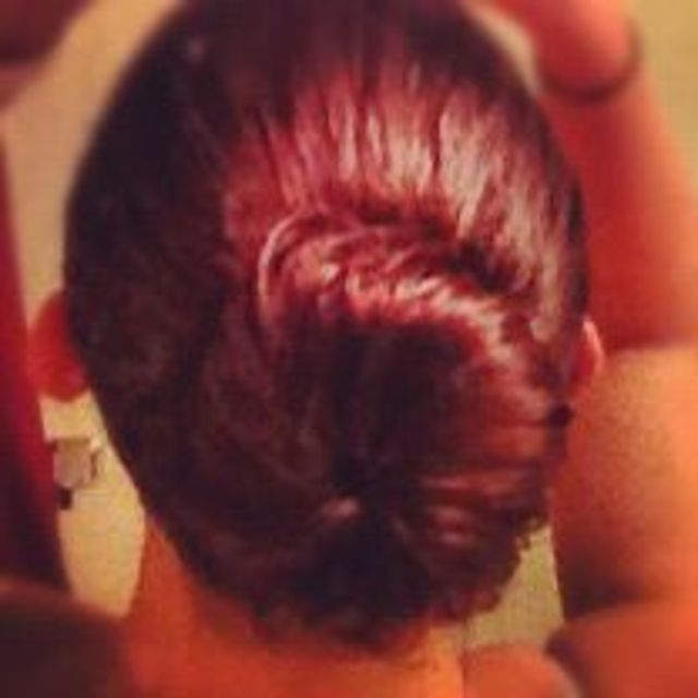 sock bun.