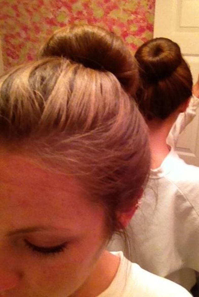 sock bun!