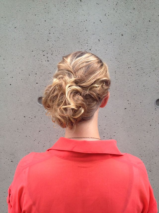 soft updo 