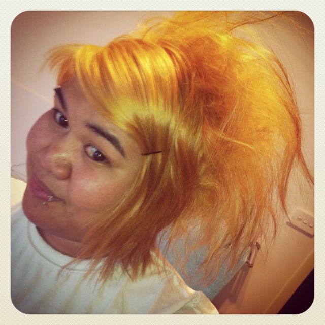 something blonde..