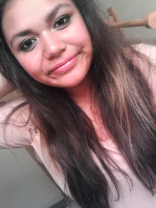 staight messy hair?
