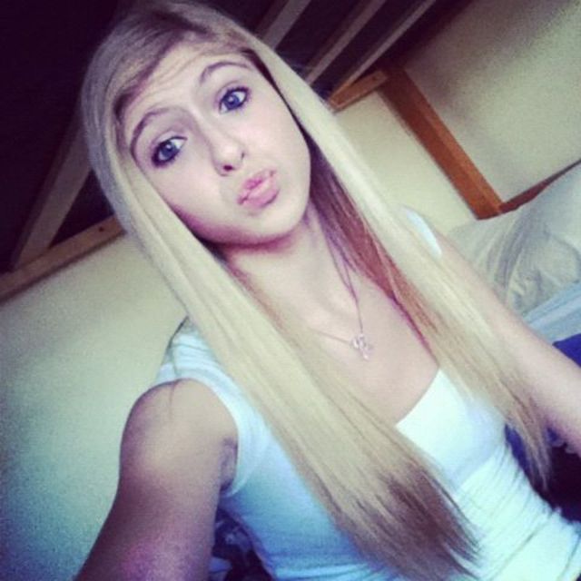 straight and long