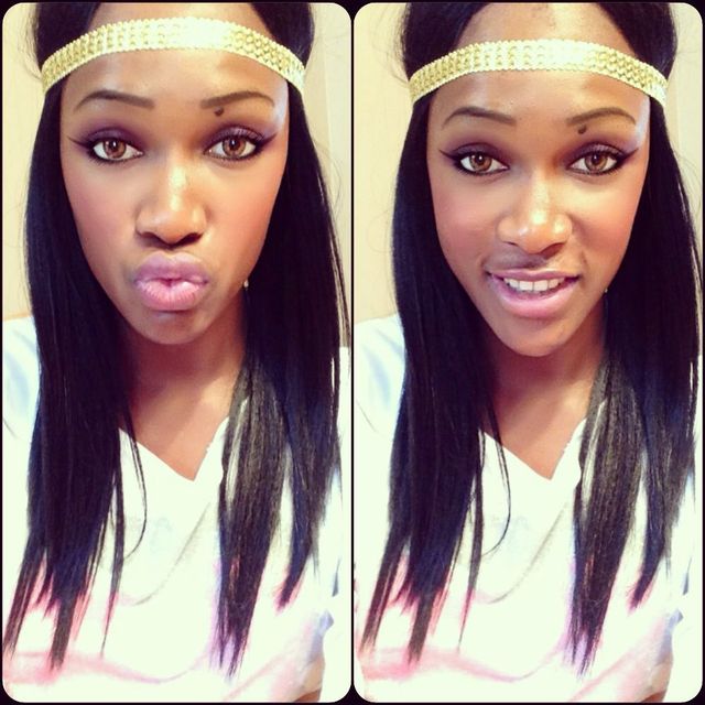 straight black long