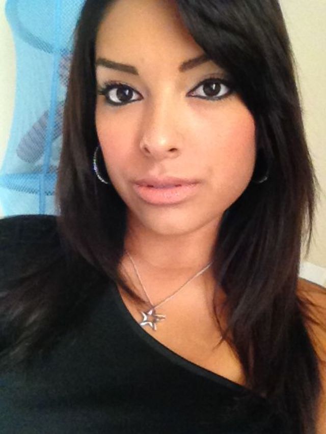 straightened hair