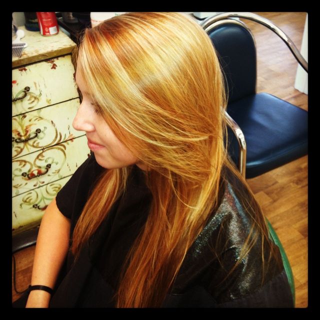 strawberry blonde color