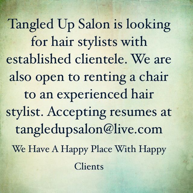 stylist needed