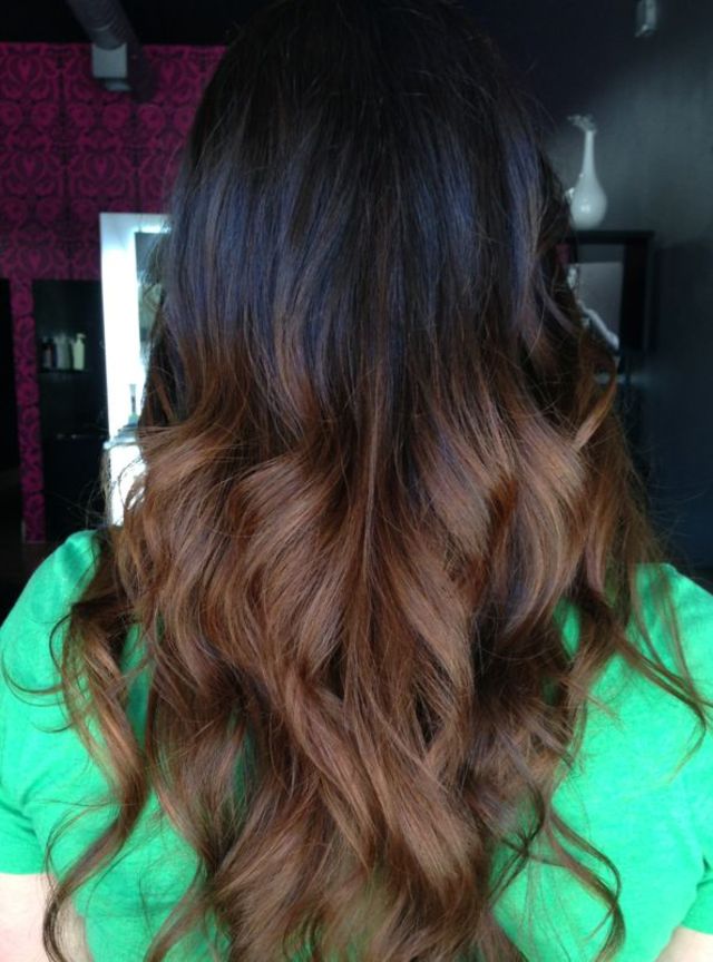subtle brunette ombré //color by Kendi Sullinger #tigicopyrightcolour 