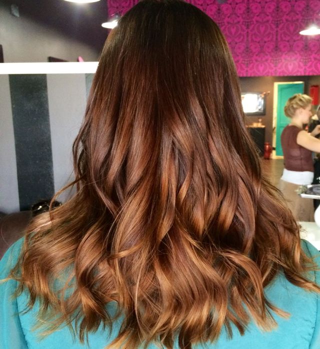 subtle ombré // color and cut by Kendi Sullinger // #tigicopyrightcolour