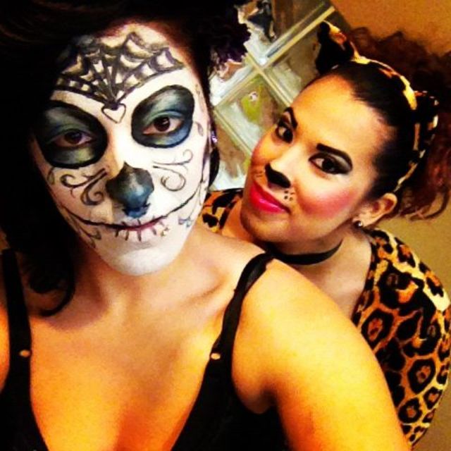 sugar skull and miss kitty