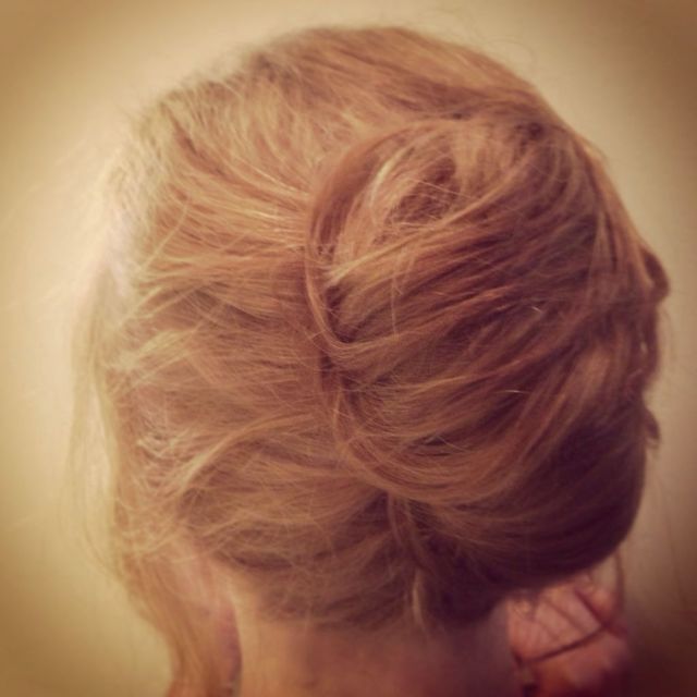 summer undone updo