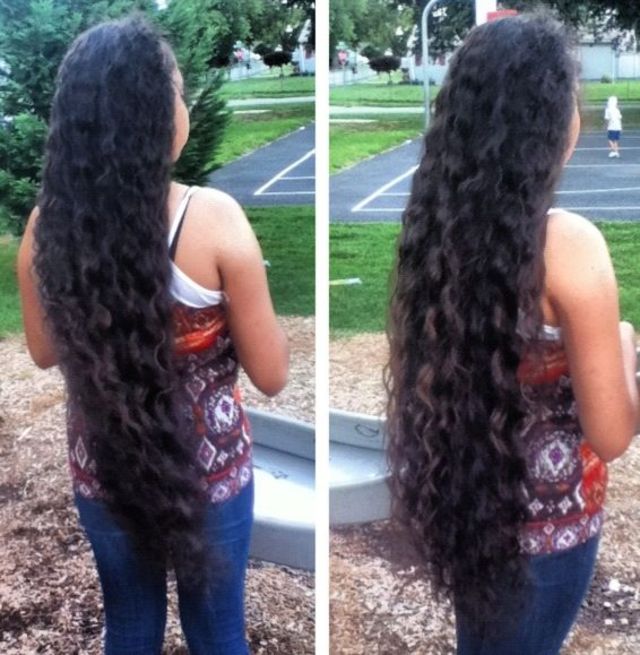 super long &amp; curly