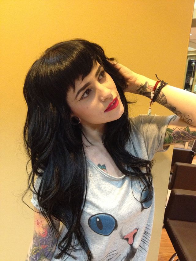sweet bangs