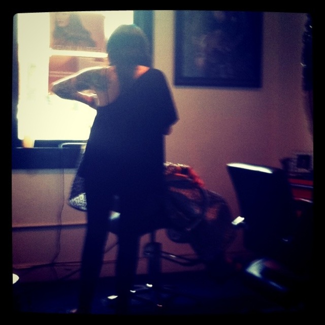 Tracy working hard!!!