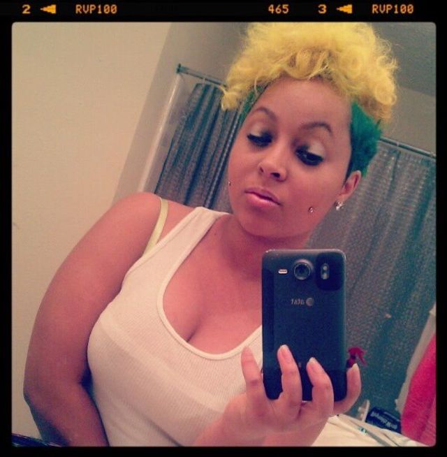 teal and yellow short style. 