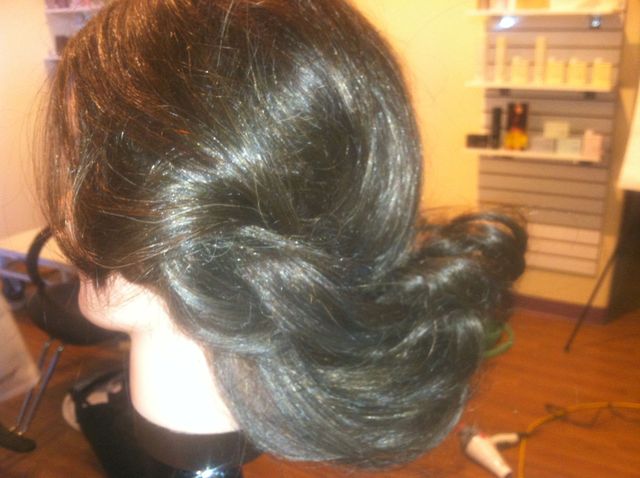 test updo Kevin Murphy sew in