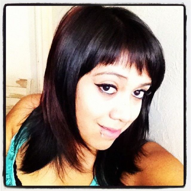 textured bangs