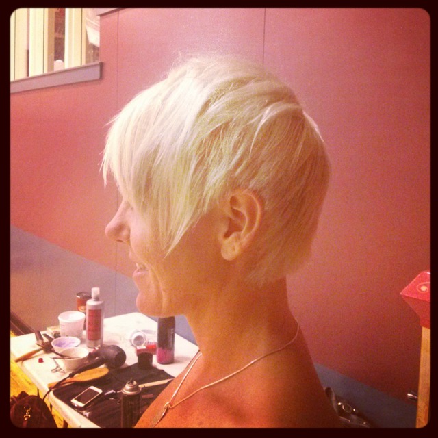 texturized short hair