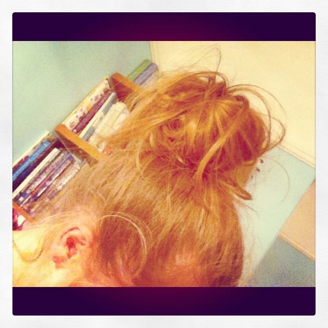 the messy bun