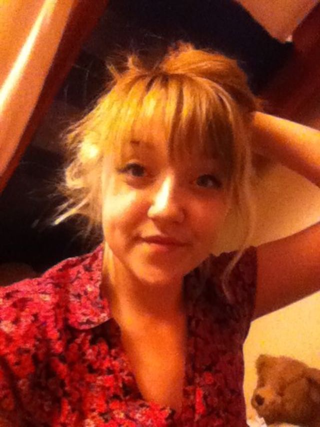 tied up bangs 