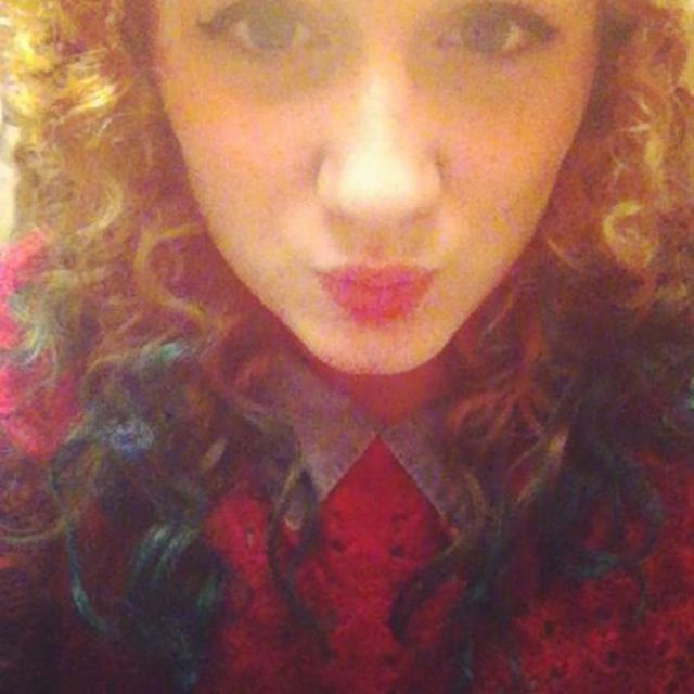 tropical blue dip dye