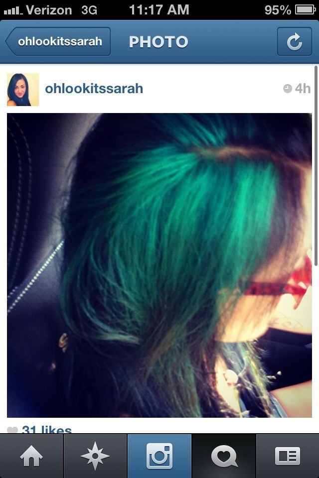 turquoise peek-a-boo