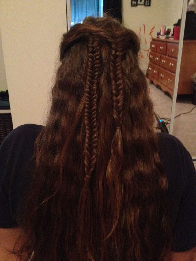 two fish tails 
