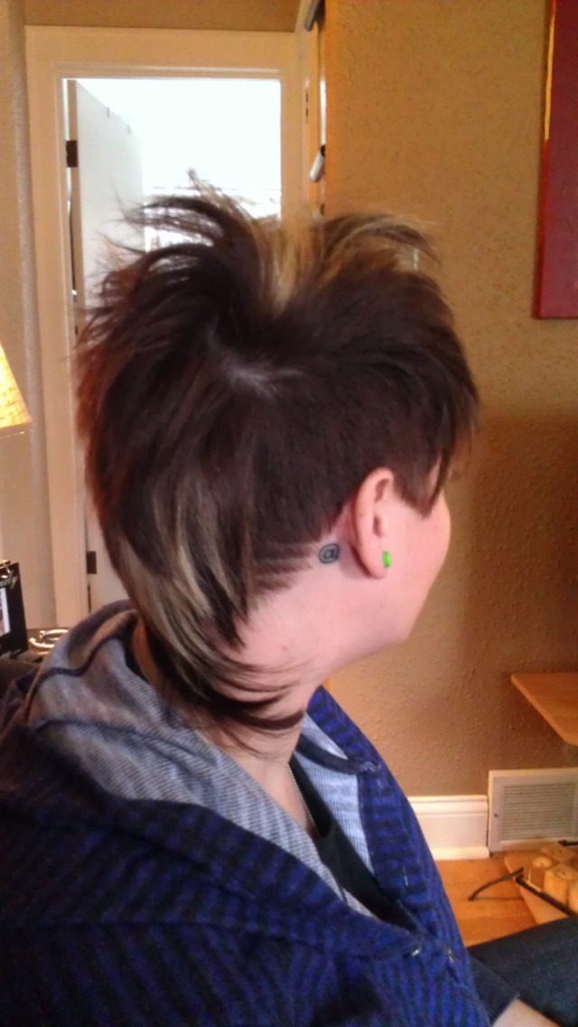 under cut with steps and rat tail!