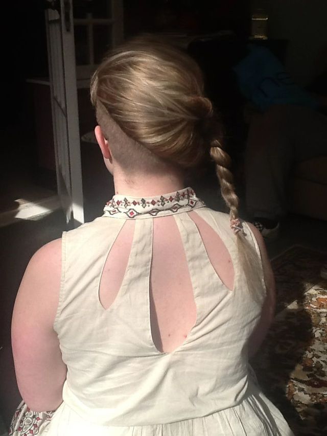undercut braid