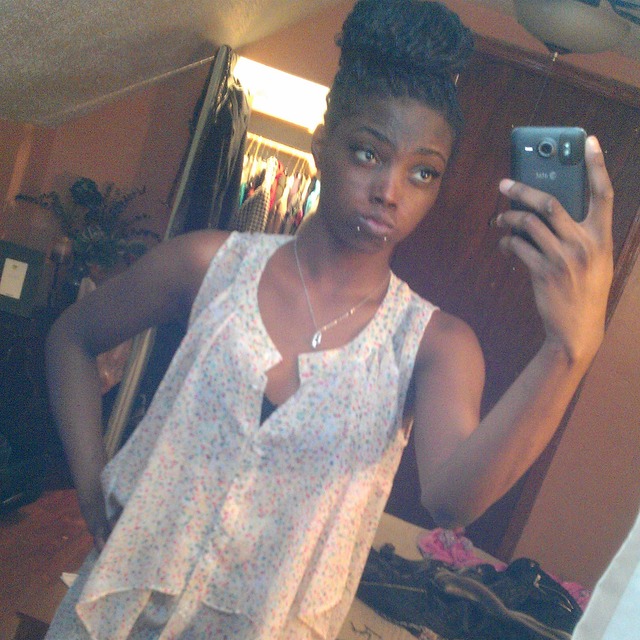 up style.. braids done by me