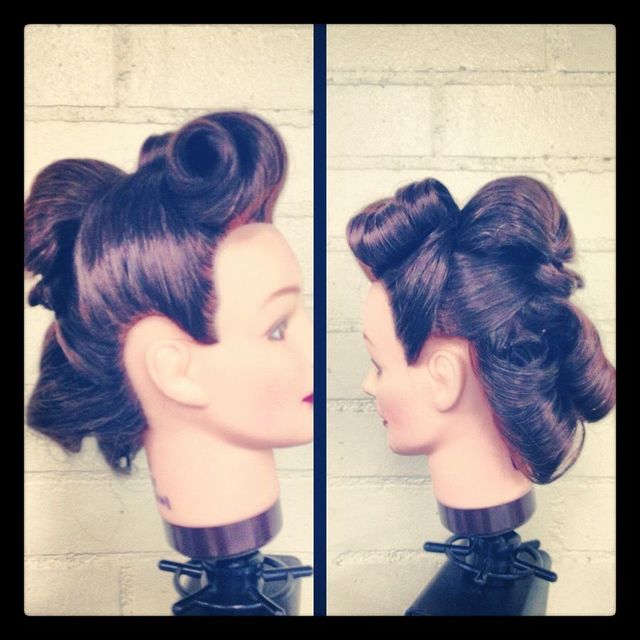 updo by me 