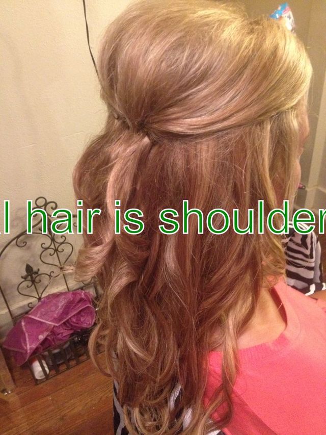 updo style using clip in hair extensions 