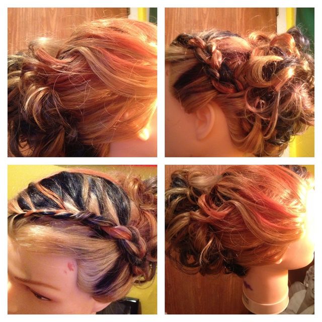 updo/color