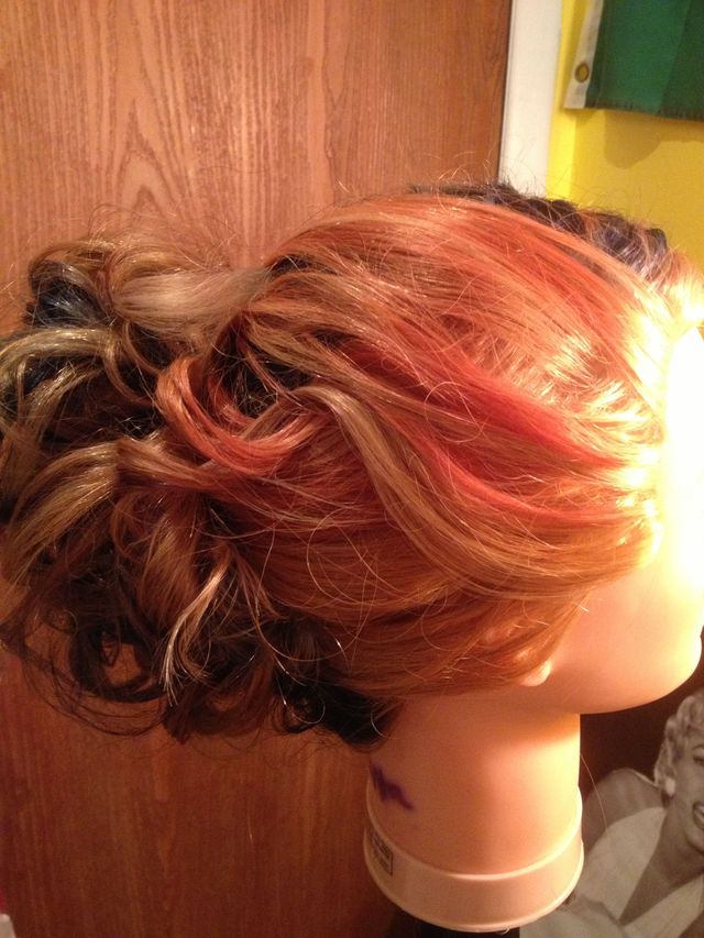 updo/color