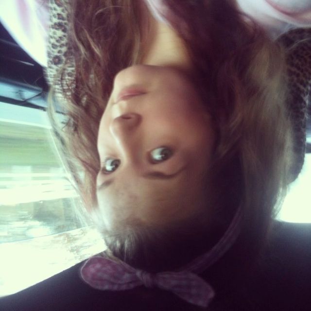 upside down. 
