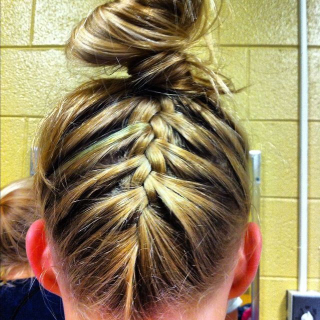 upside-down french bun!