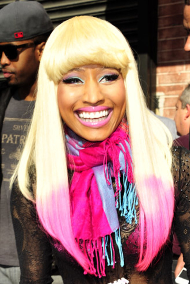 Nicki Minaj seen outside Wendy Williams show in New York City
