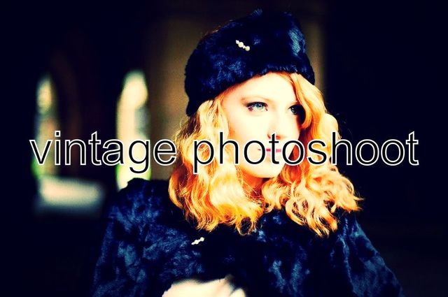 vintage photoshoot