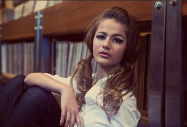 vintage pigtails on Lexi hair and makeup by me