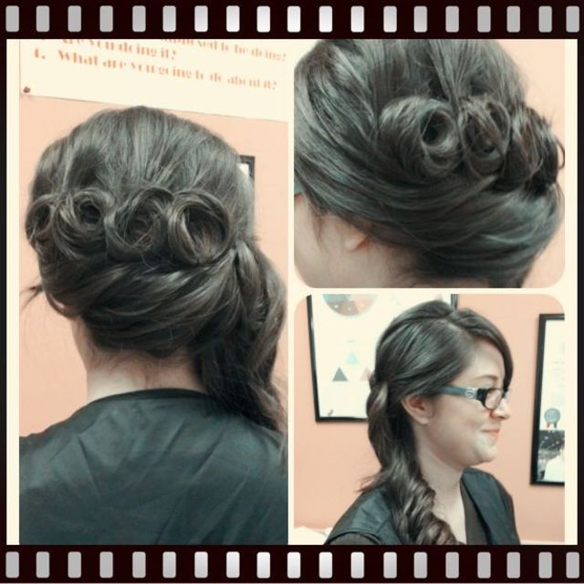 vintage updo