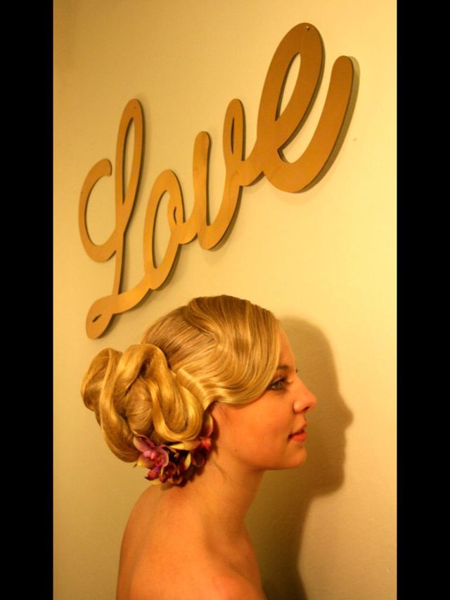 vintage updo