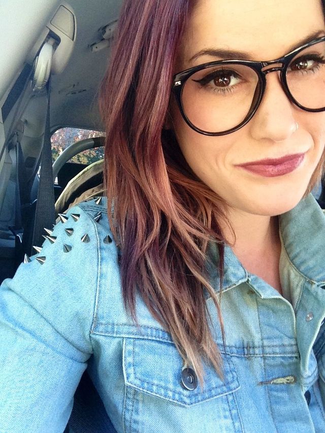 violet blonde ombré 