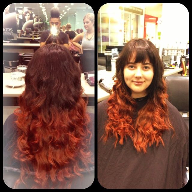 warm balayage 