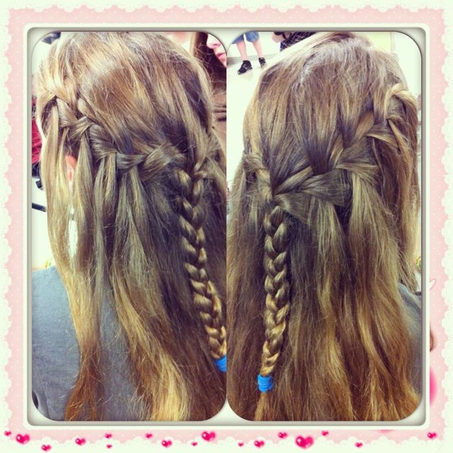 waterfall braids