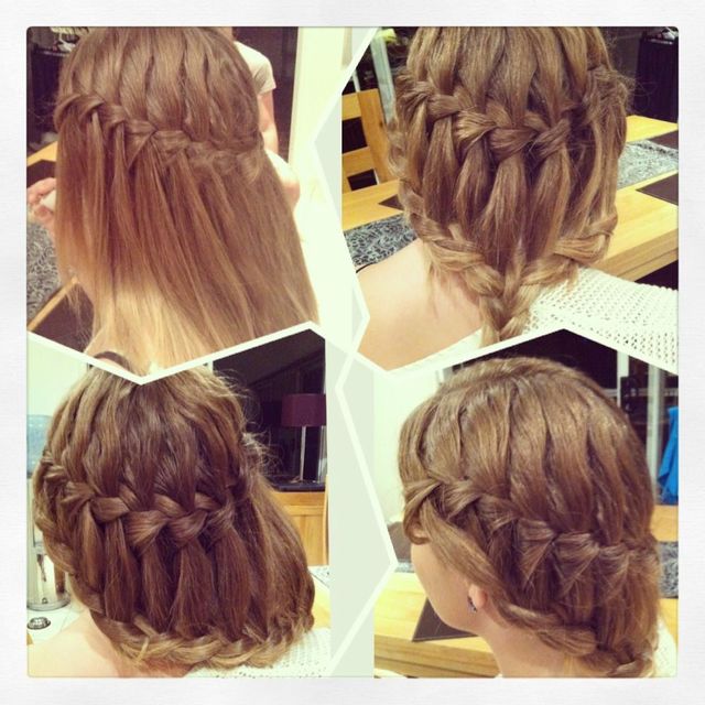 waterfall braids