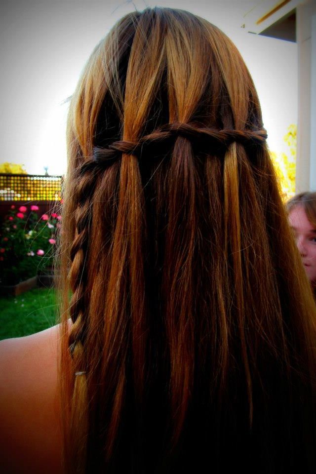 waterfall twist braid