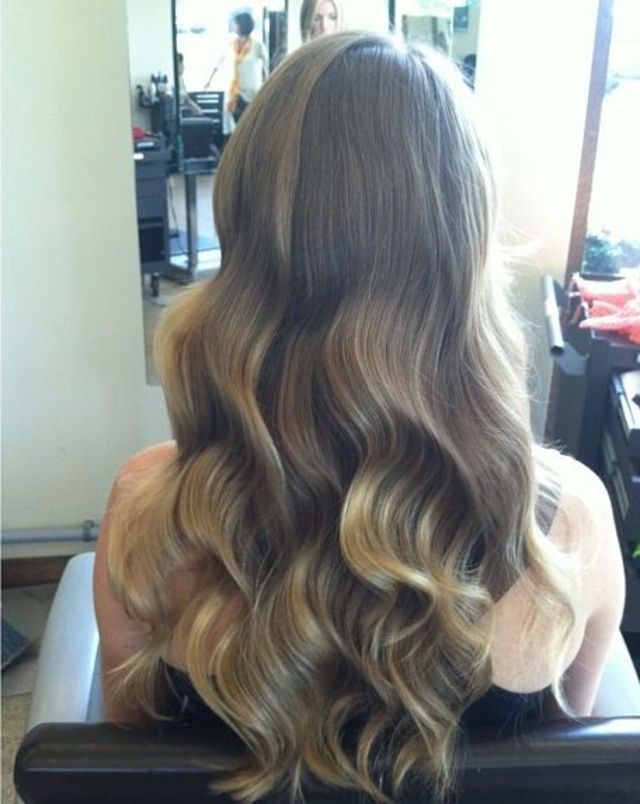 wavy ombré